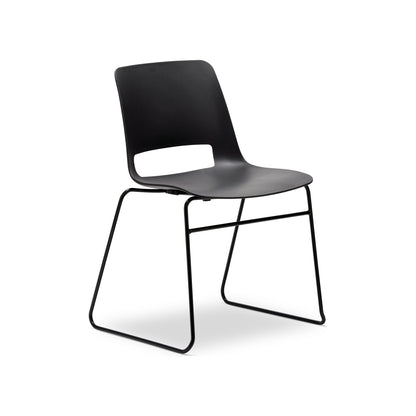 Unica Sled PP Stackable Chair - Office Furniture Company 
