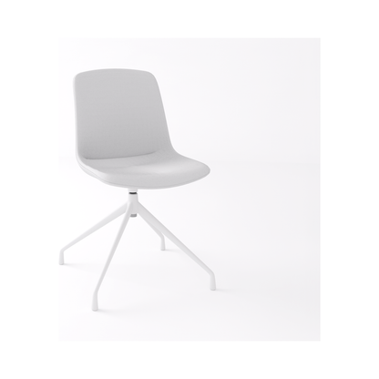 Vista Pivot Meeting Chair Fully Upholsterd