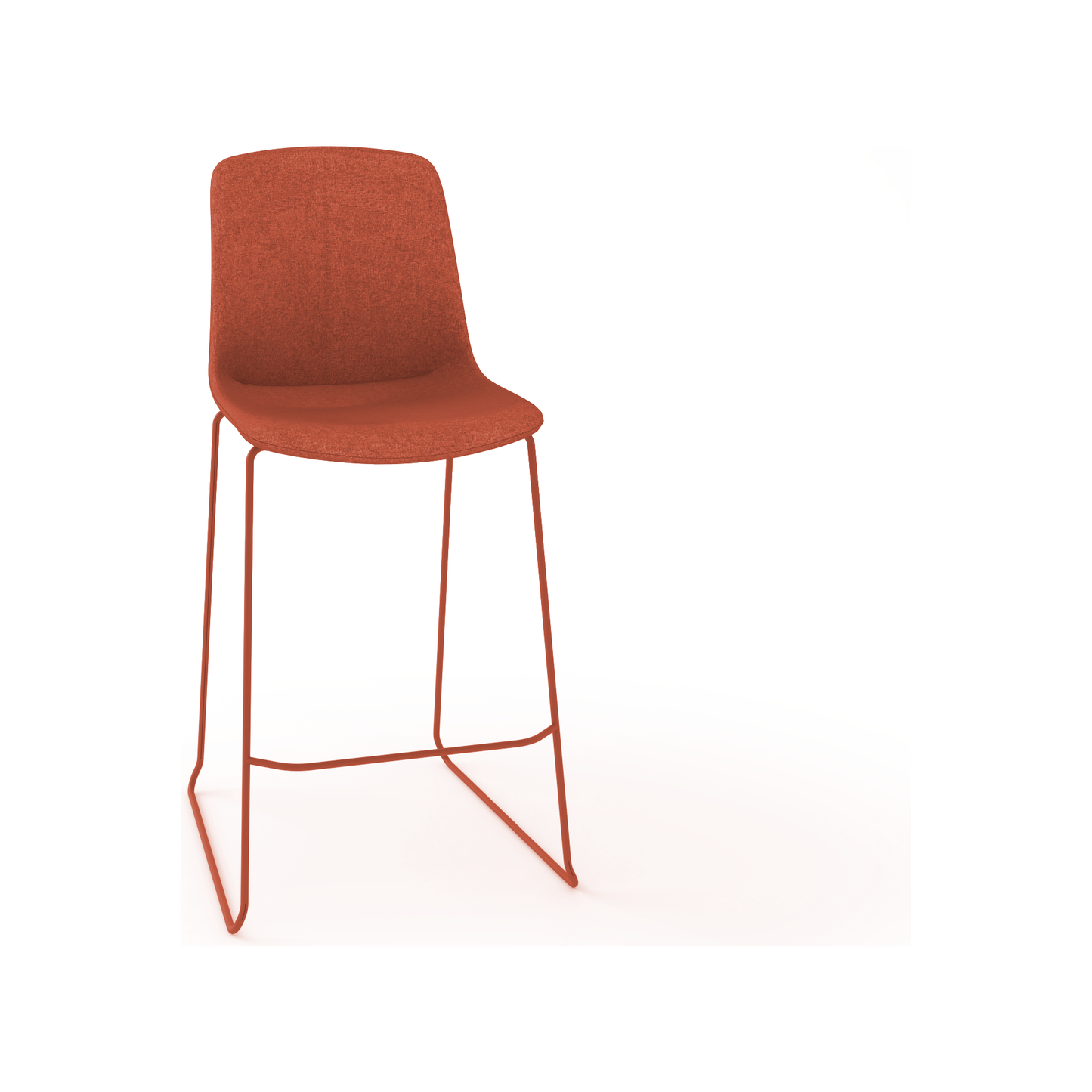 Vista Rise Stool Fully Upholstered