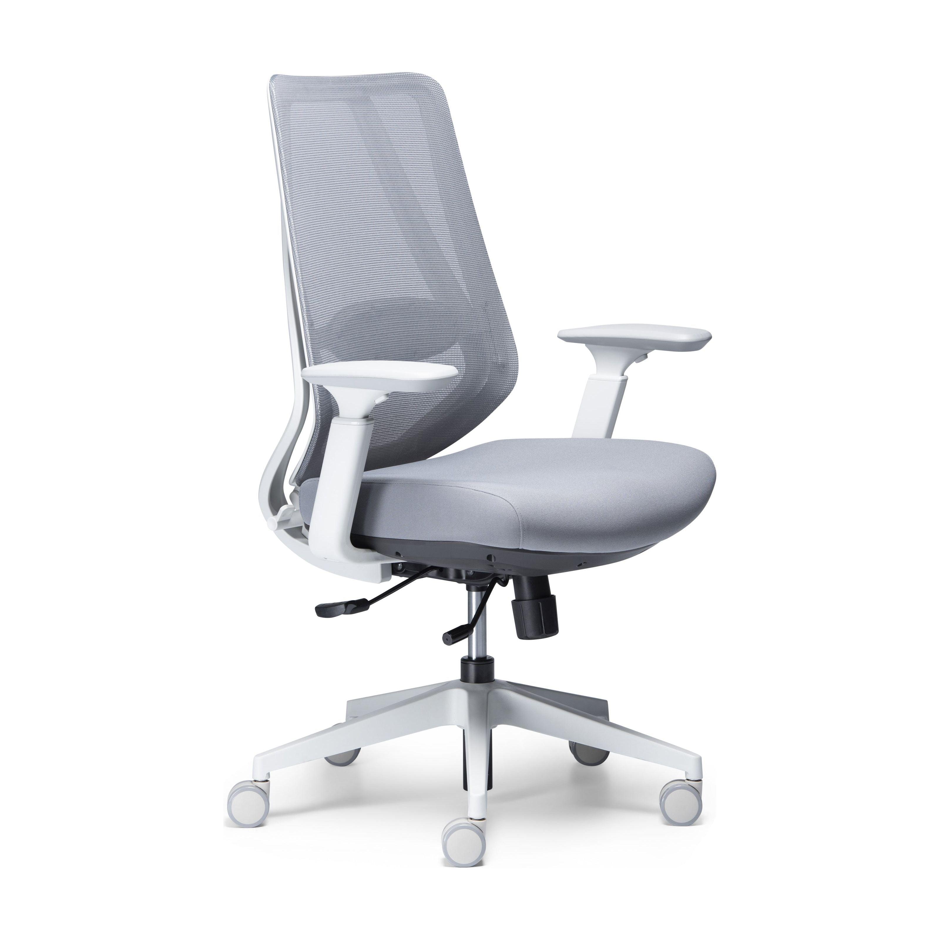 Voka White Grey Task Chair – Office Furniture Company