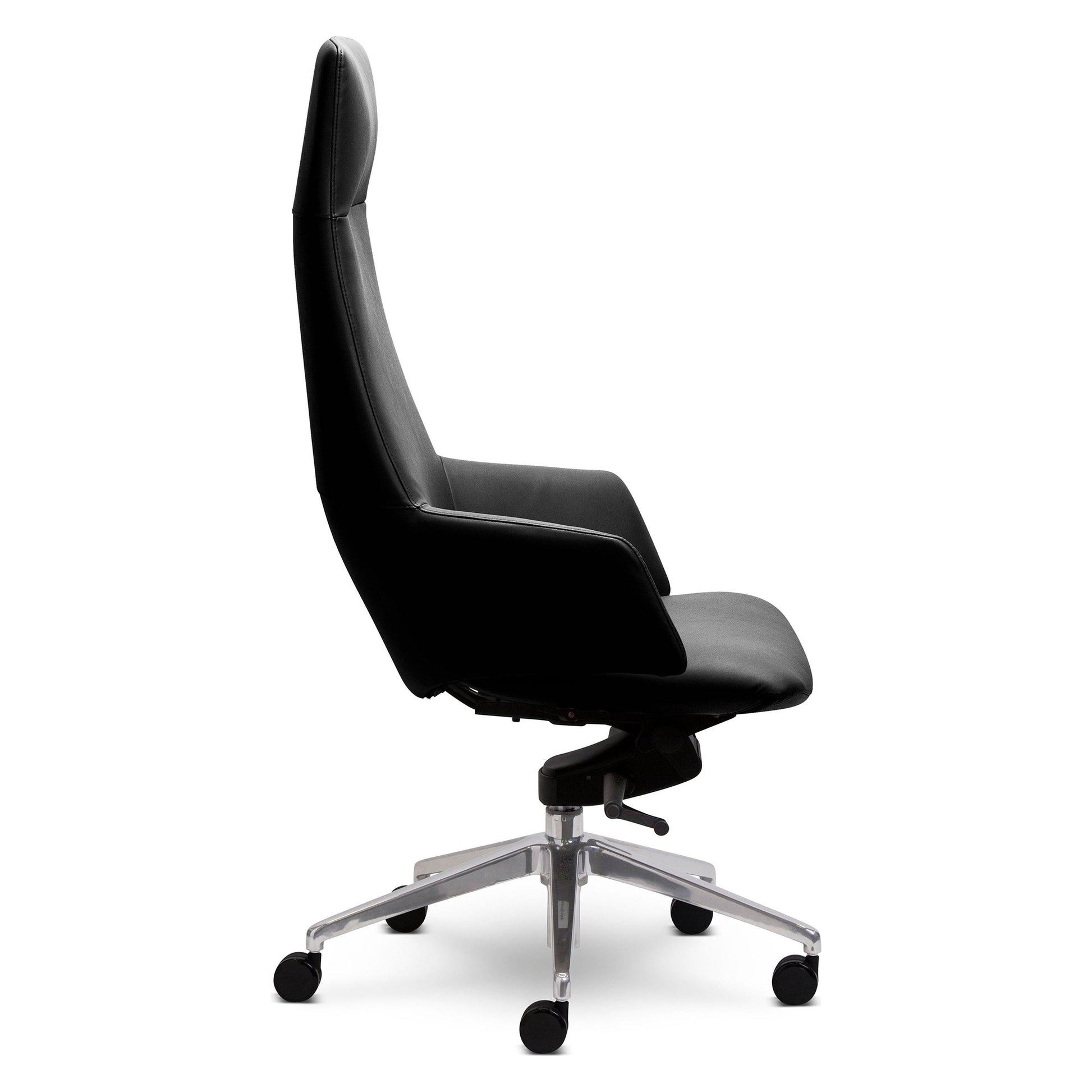 Wing Executive Office Chair in Genuine Leather - Office Furniture Company 