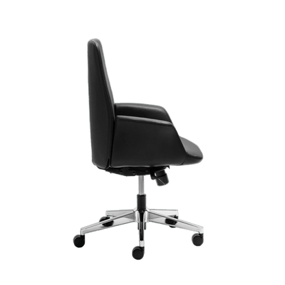 Accord Medium Back Leather Chair 4 - Office Furniture Company