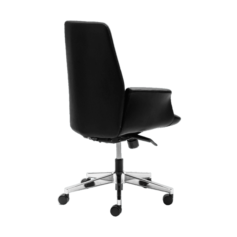 Accord Medium Back Leather Chair 3 - Office Furniture Company