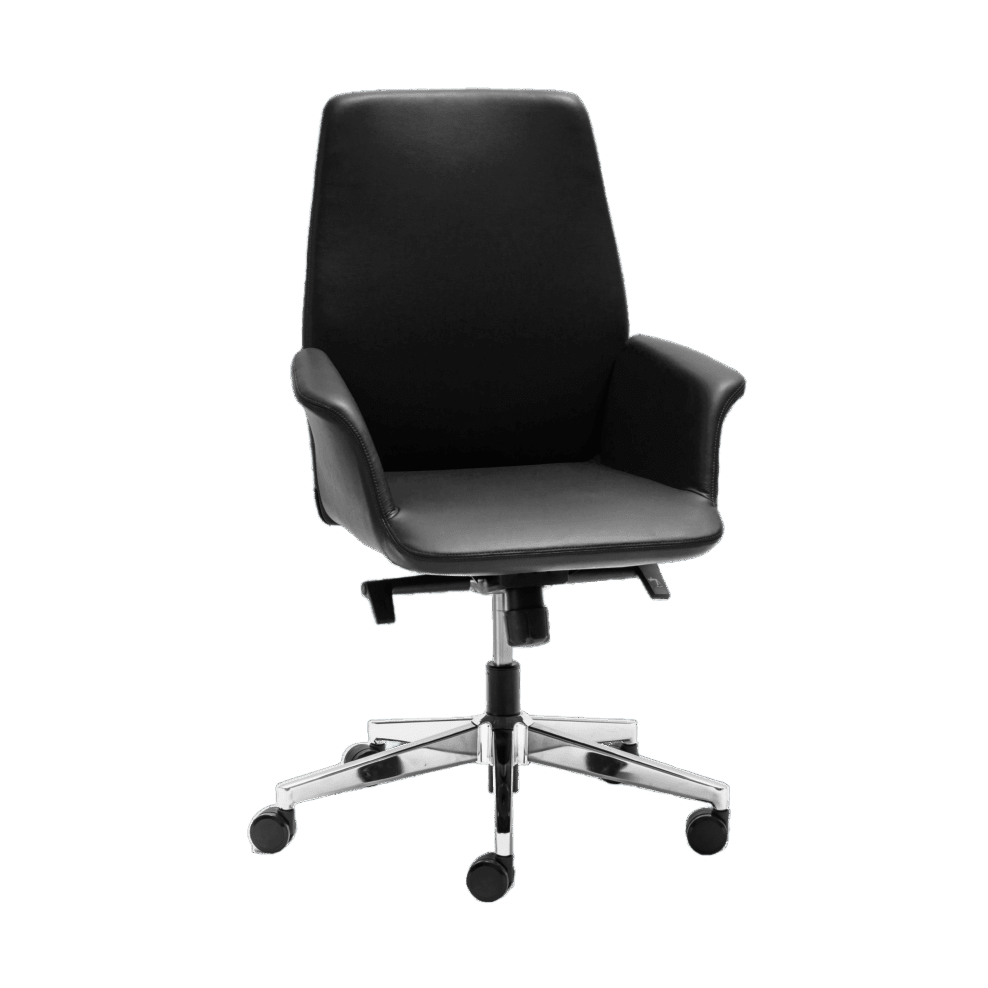 Accord Medium Back Leather Chair 1 - Office Furniture Company