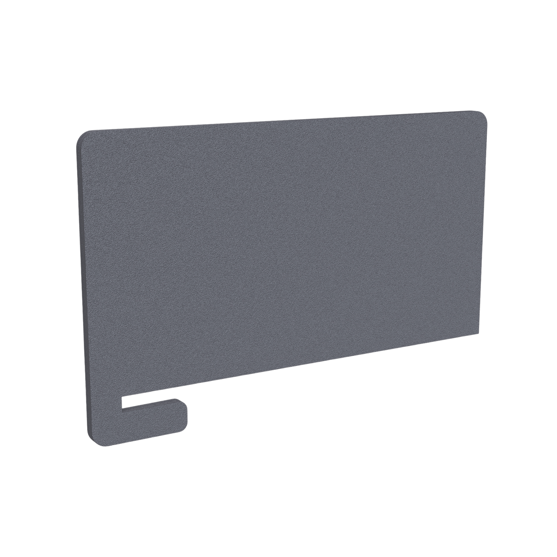 AcoustiQ Slip On Screen / Desk Divider 600mm Grey Acoustiq (GRY)