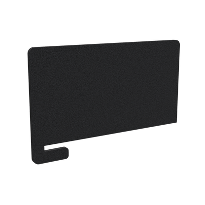AcoustiQ Slip On Screen / Desk Divider 600mm Black (AcoustiQ BK)