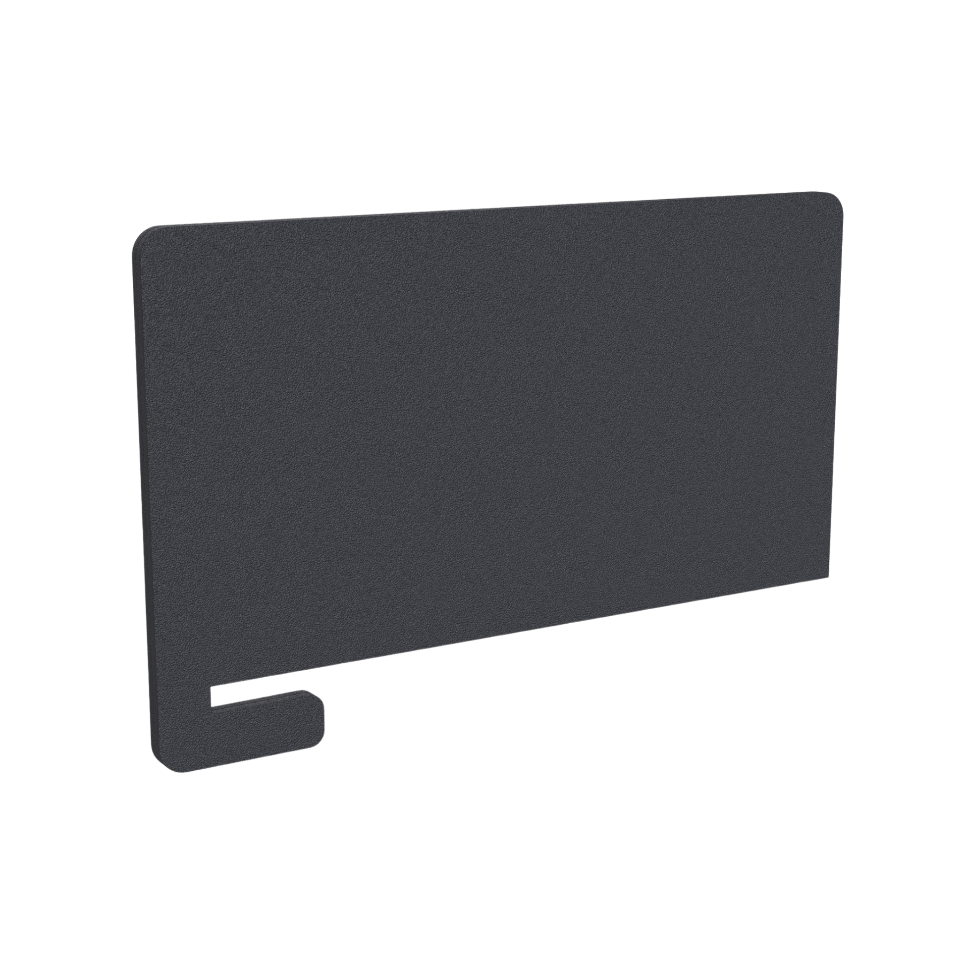 AcoustiQ Slip On Screen / Desk Divider 600mm Grey (AcoustiQ CG)