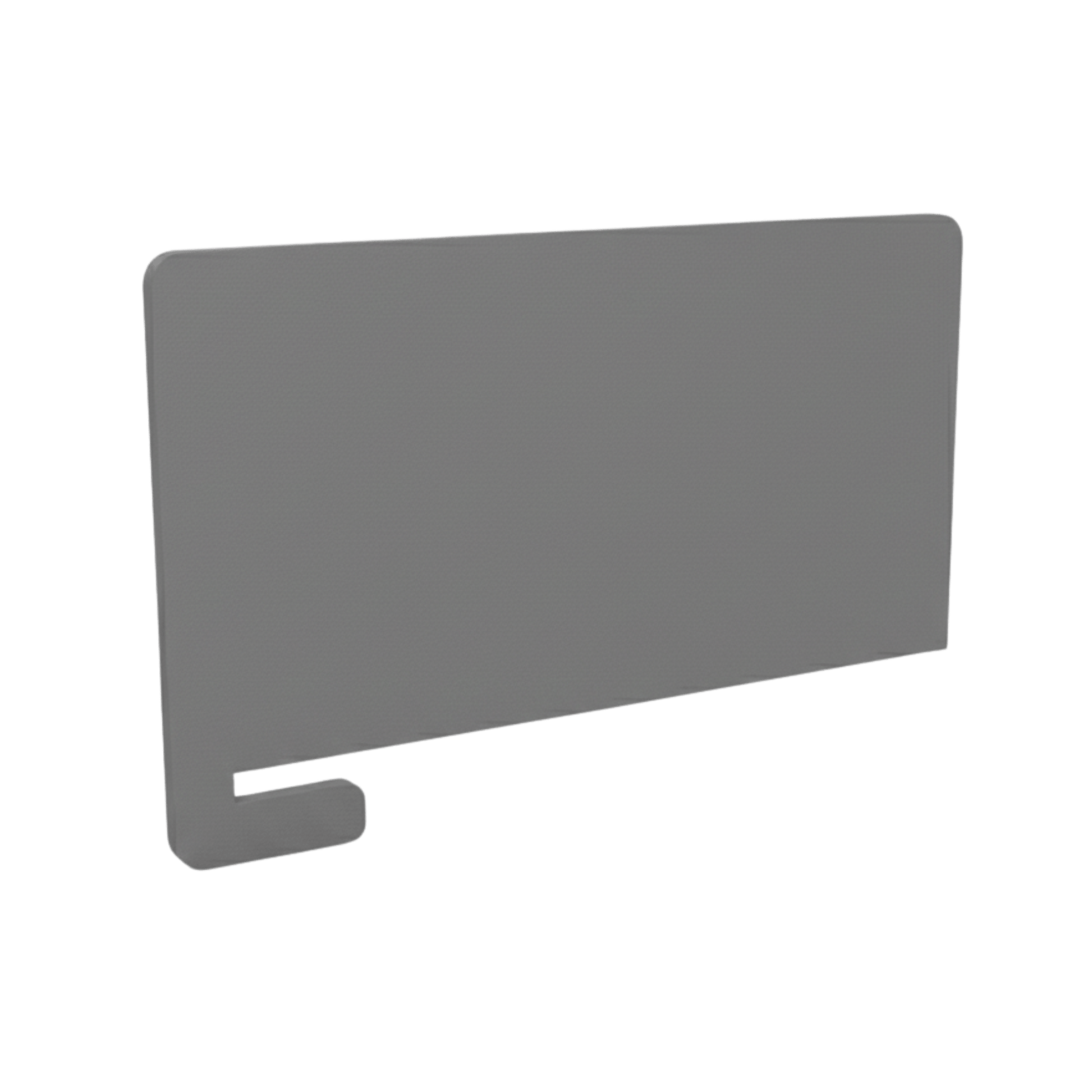 AcoustiQ Slip On Screen / Desk Divider 600mm Blue (AcoustiQ PM)