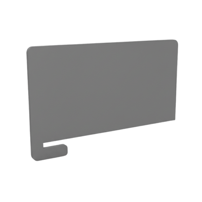 AcoustiQ Slip On Screen / Desk Divider 600mm Blue (AcoustiQ PM)