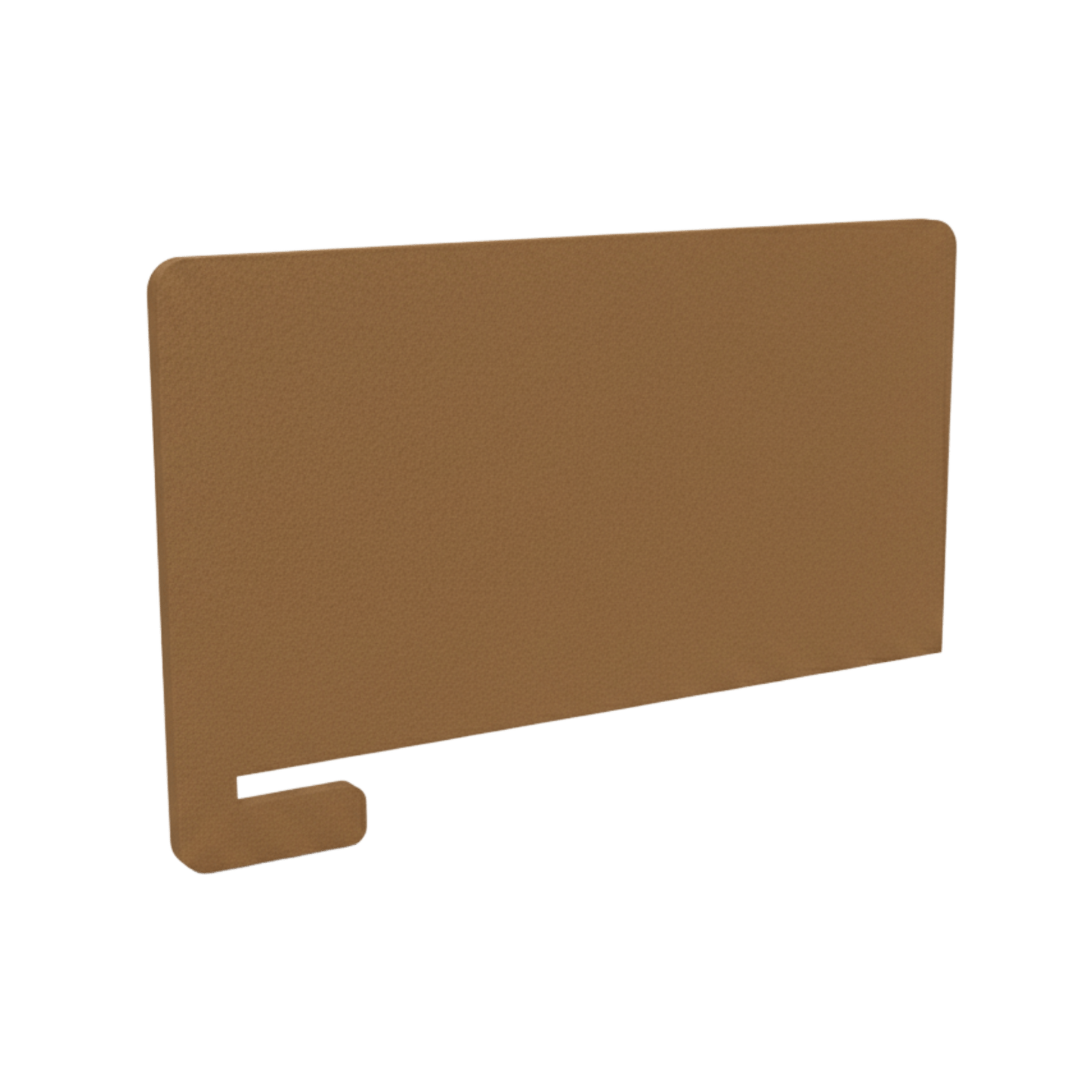 AcoustiQ Slip On Screen / Desk Divider 600mm Brown (AcoustiQ DNA)