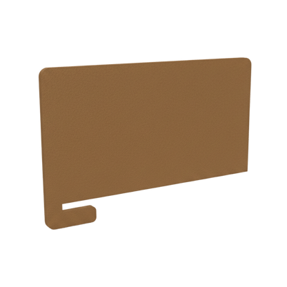 AcoustiQ Slip On Screen / Desk Divider 600mm Brown (AcoustiQ DNA)