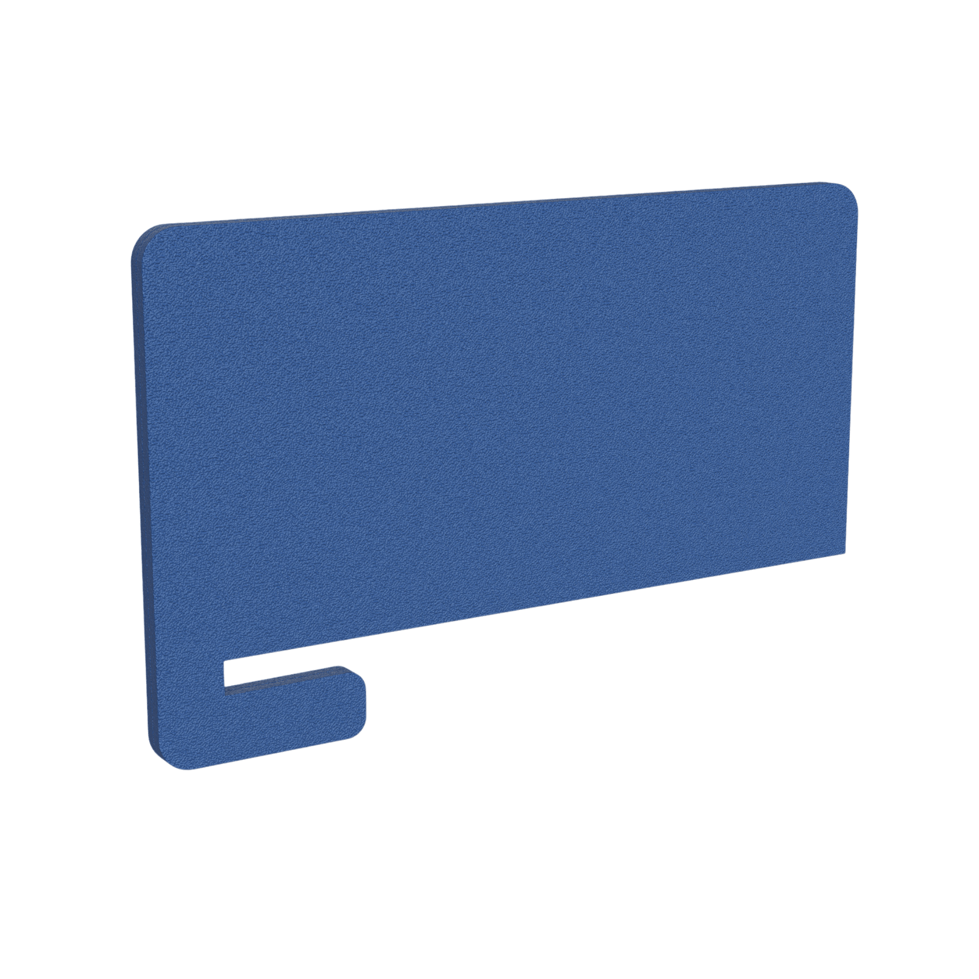 AcoustiQ Slip On Screen / Desk Divider 600mm Blue (AcoustiQ CB)