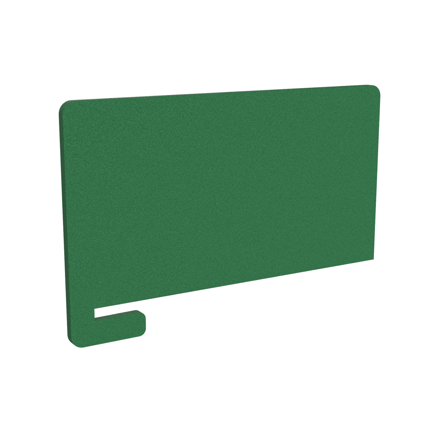 AcoustiQ Slip On Screen / Desk Divider 600mm Green (AcoustiQ GRN)