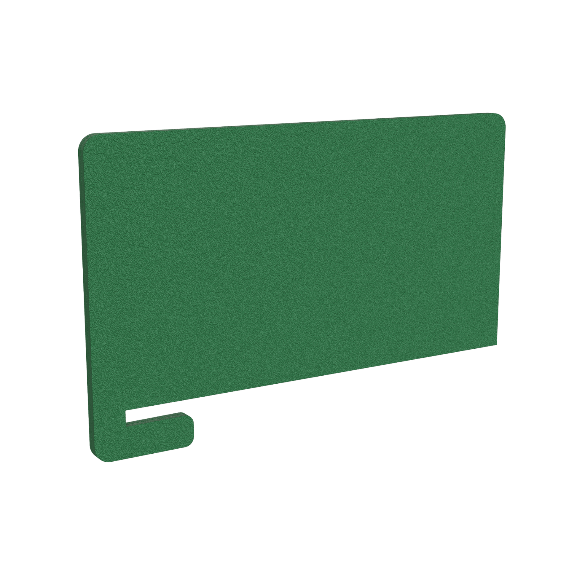 AcoustiQ Slip On Screen / Desk Divider 600mm Green (AcoustiQ GRN)
