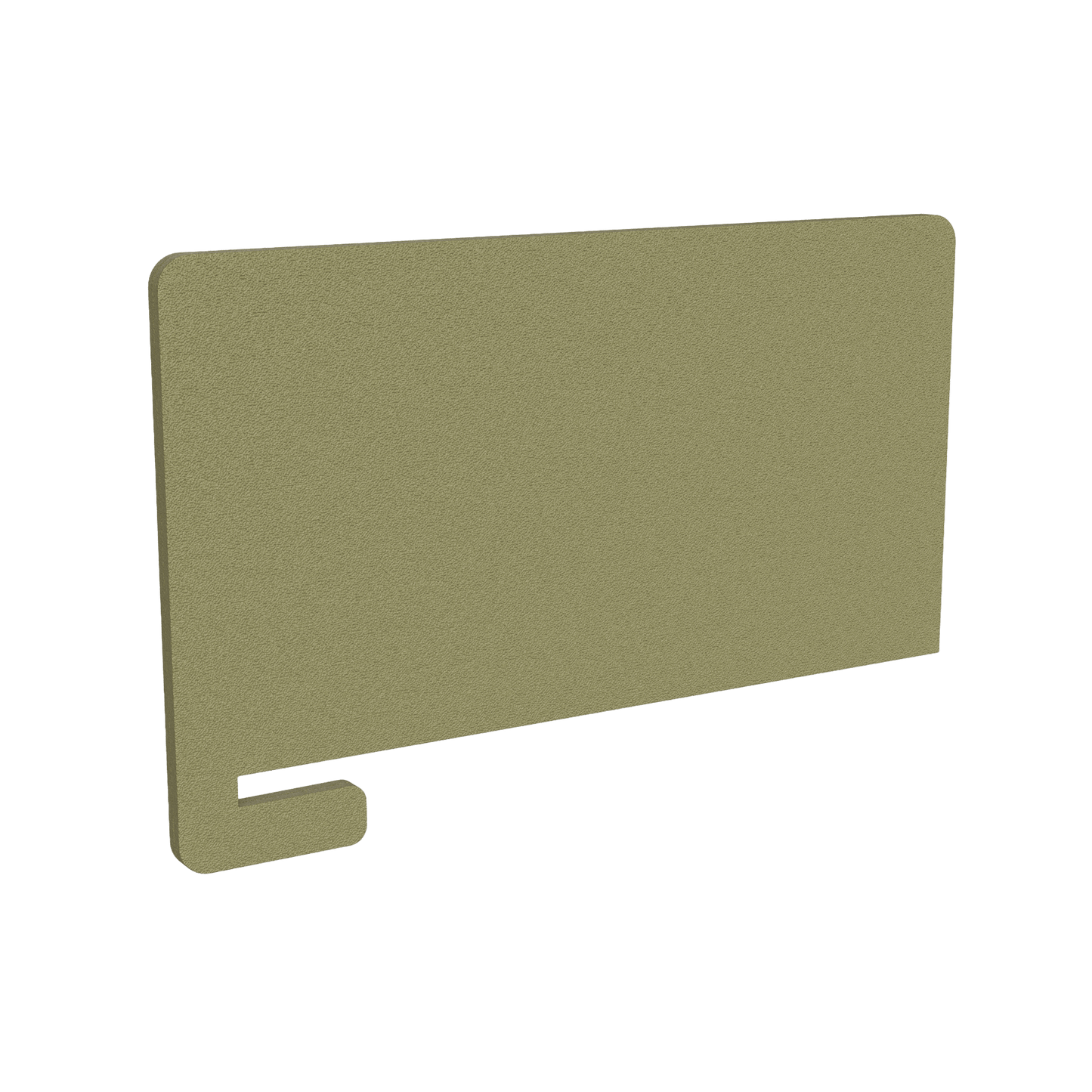 AcoustiQ Slip On Screen / Desk Divider 600mm Green (AcoustiQ BG)
