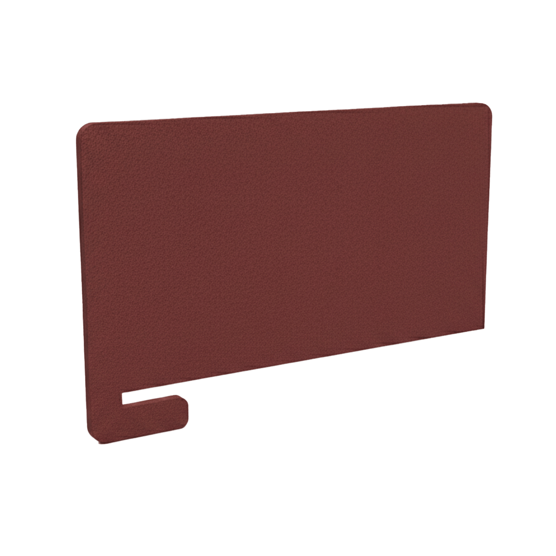 AcoustiQ Slip On Screen / Desk Divider 600mm Red (AcoustiQ DR)