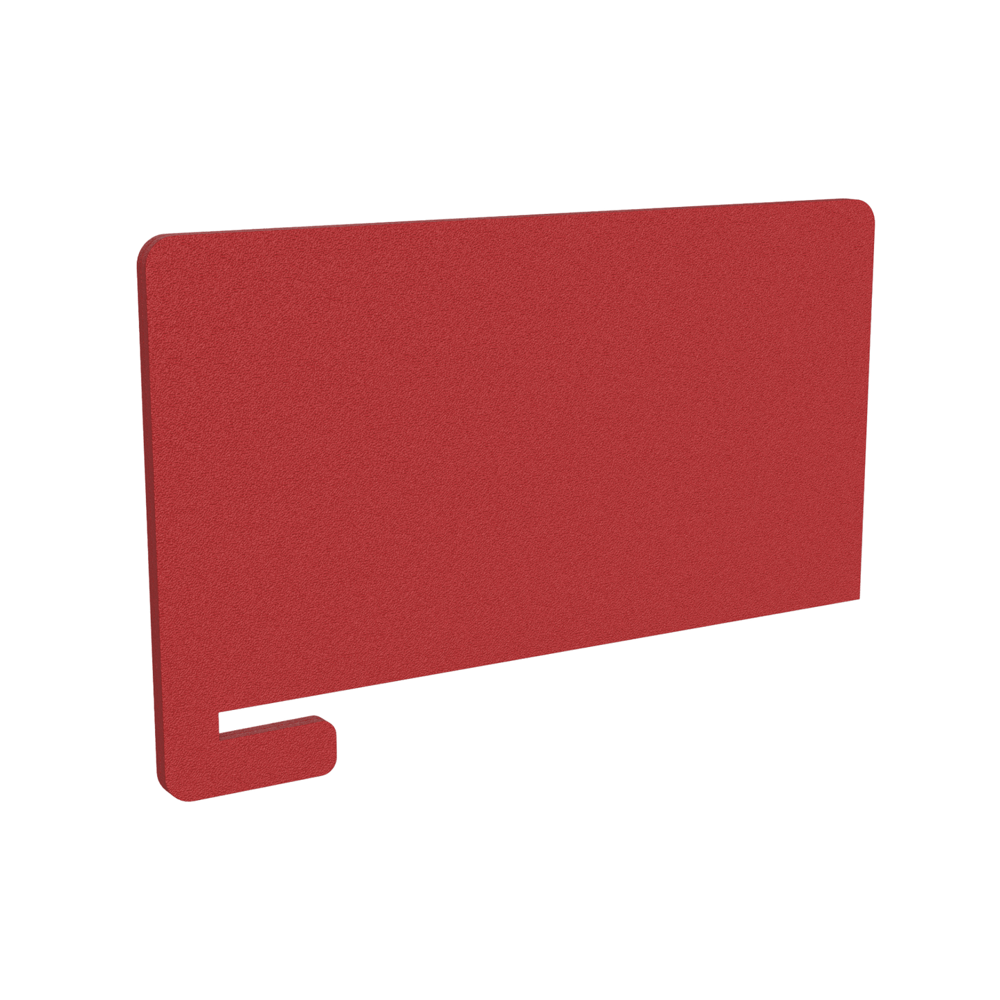 AcoustiQ Slip On Screen / Desk Divider 600mm Red (AcoustiQ RE)