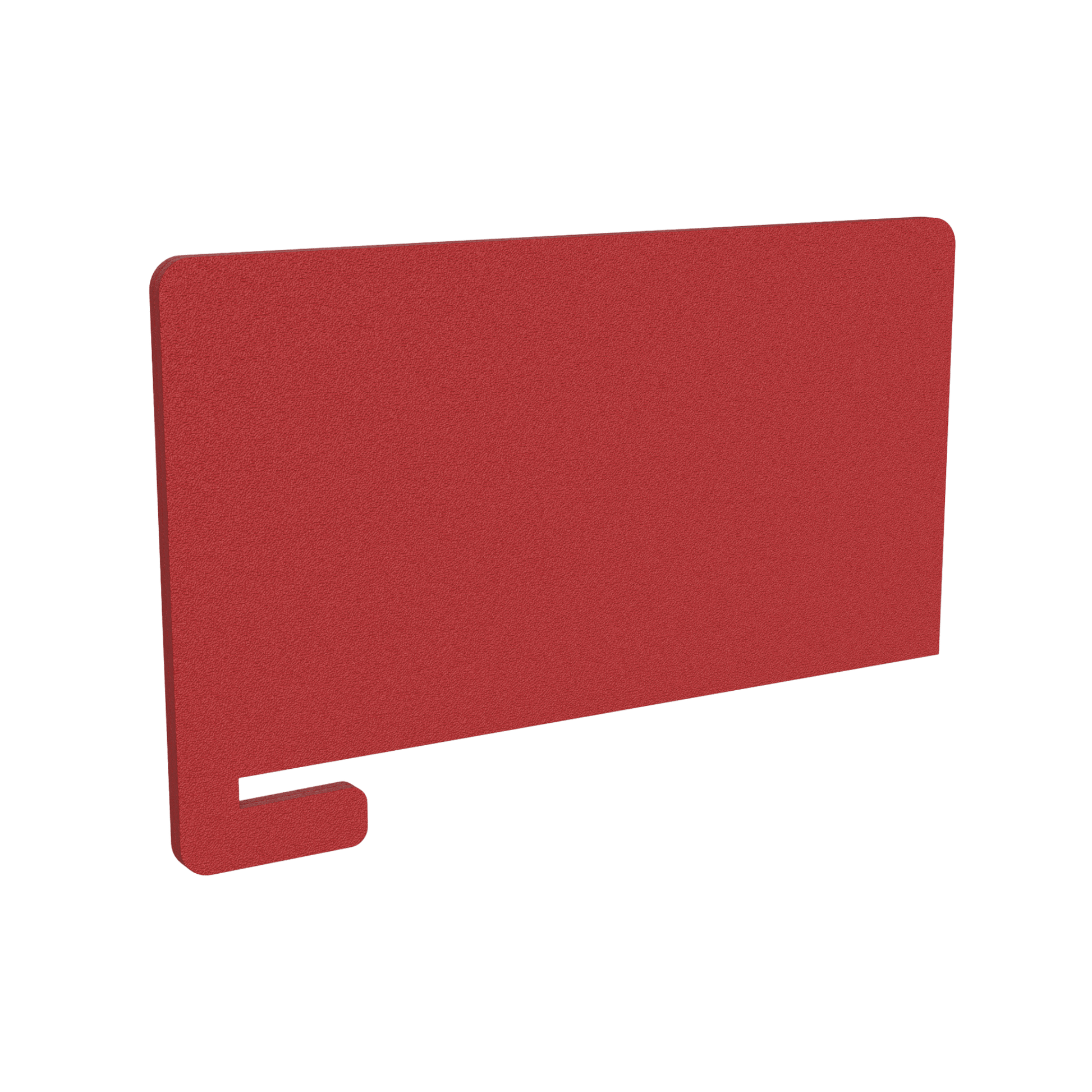 AcoustiQ Slip On Screen / Desk Divider 600mm Red (AcoustiQ RE)