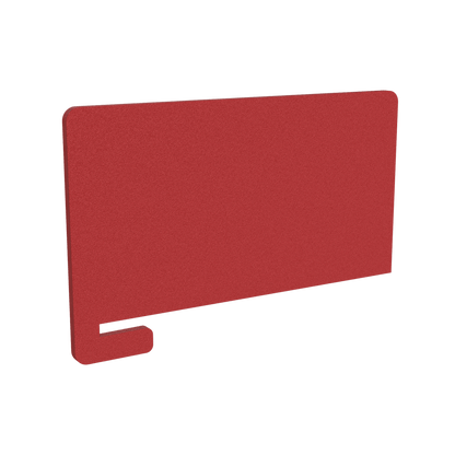 AcoustiQ Slip On Screen / Desk Divider 600mm Red (AcoustiQ RE)