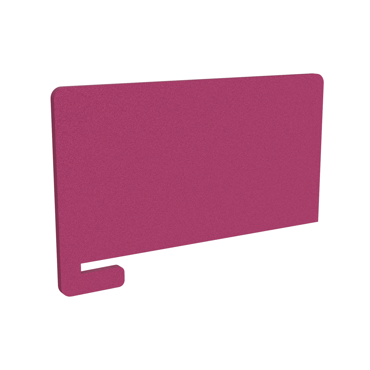 AcoustiQ Slip On Screen / Desk Divider 600mm Pink (AcoustiQ RP)
