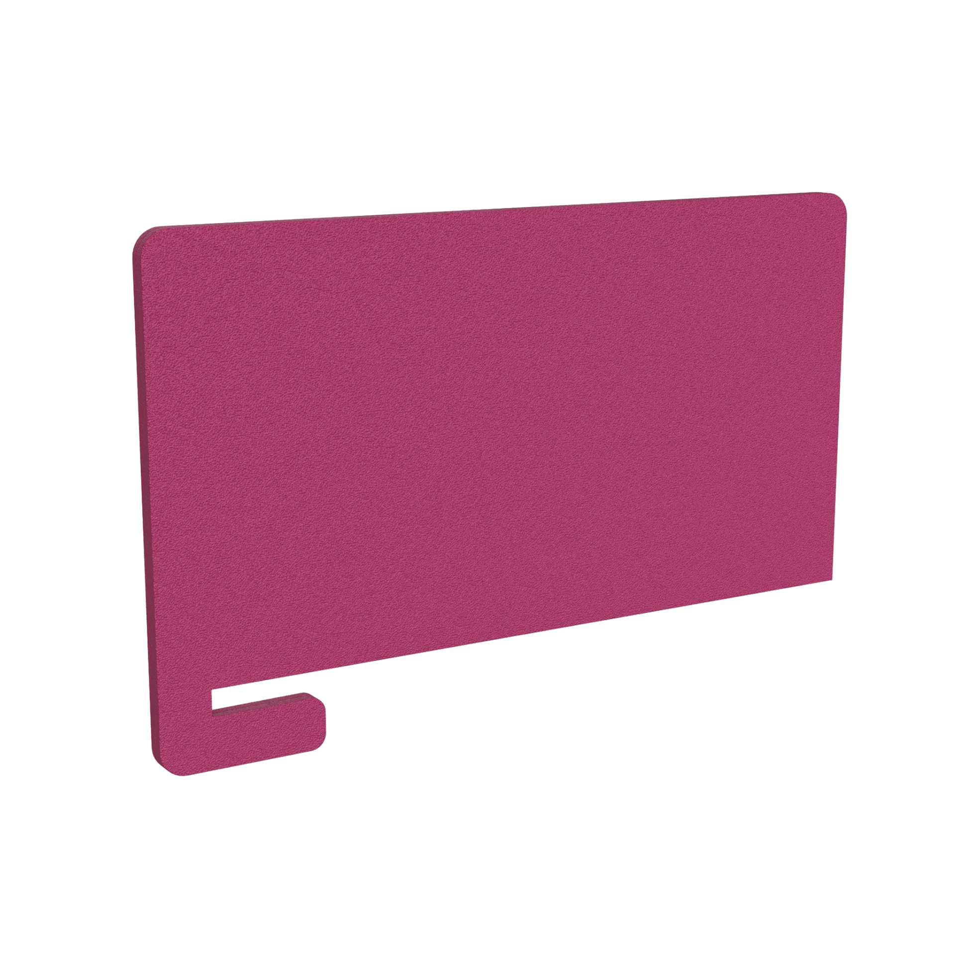 AcoustiQ Slip On Screen / Desk Divider 600mm Pink (AcoustiQ RP)