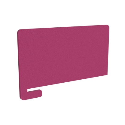 AcoustiQ Slip On Screen / Desk Divider 600mm Pink (AcoustiQ RP)