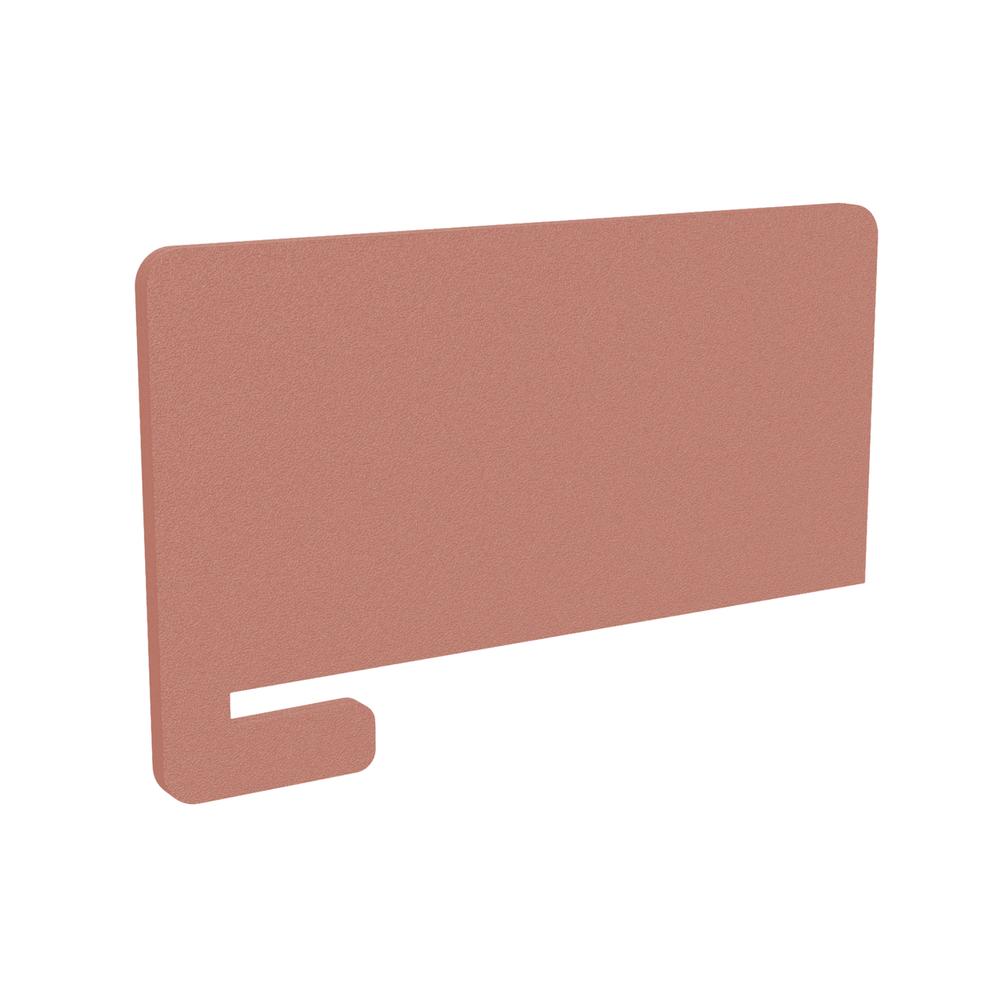 AcoustiQ Slip On Screen / Desk Divider 600mm Pink (AcoustiQ CP)