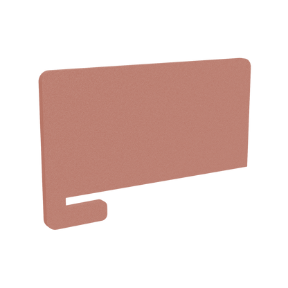 AcoustiQ Slip On Screen / Desk Divider 600mm Pink (AcoustiQ CP)