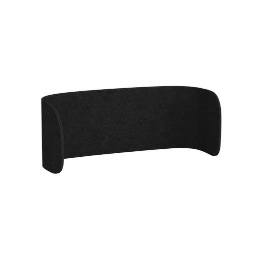 AcoustiQ Zen Curved Double Wrap Screen 2400x600 Black (AcoustiQ BK)