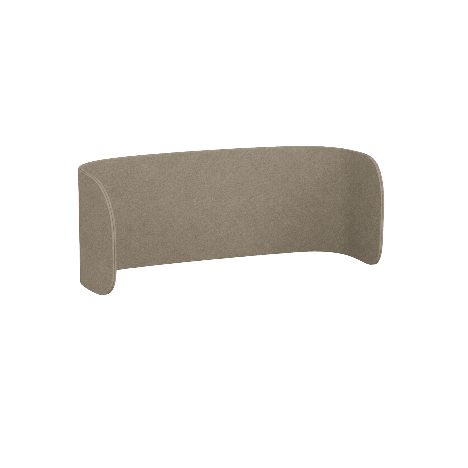 AcoustiQ Zen Curved Double Wrap Screen 2400x600 Brown (AcoustiQ DB)