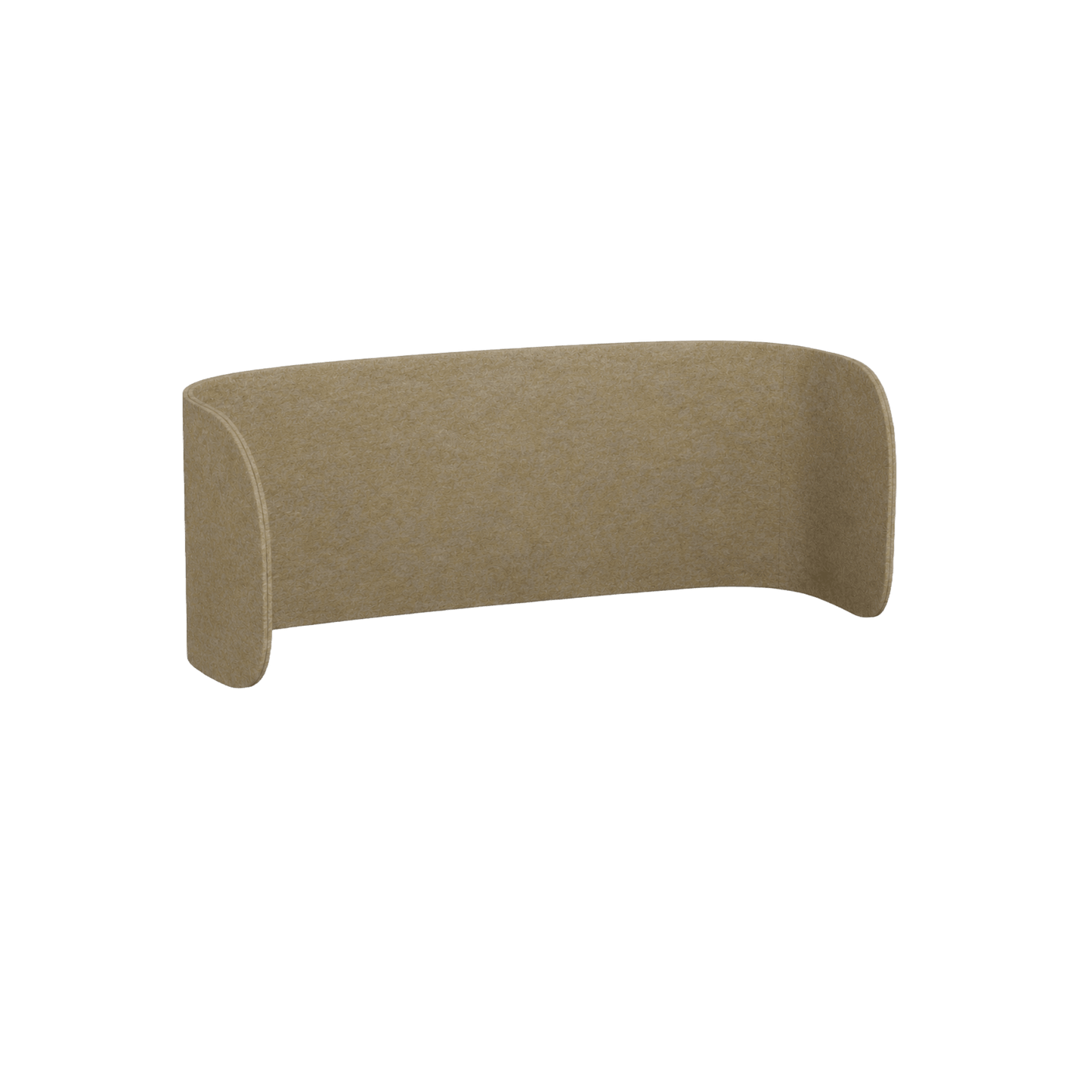 AcoustiQ Zen Curved Double Wrap Screen 2400x600 Brown (AcoustiQ DNA)