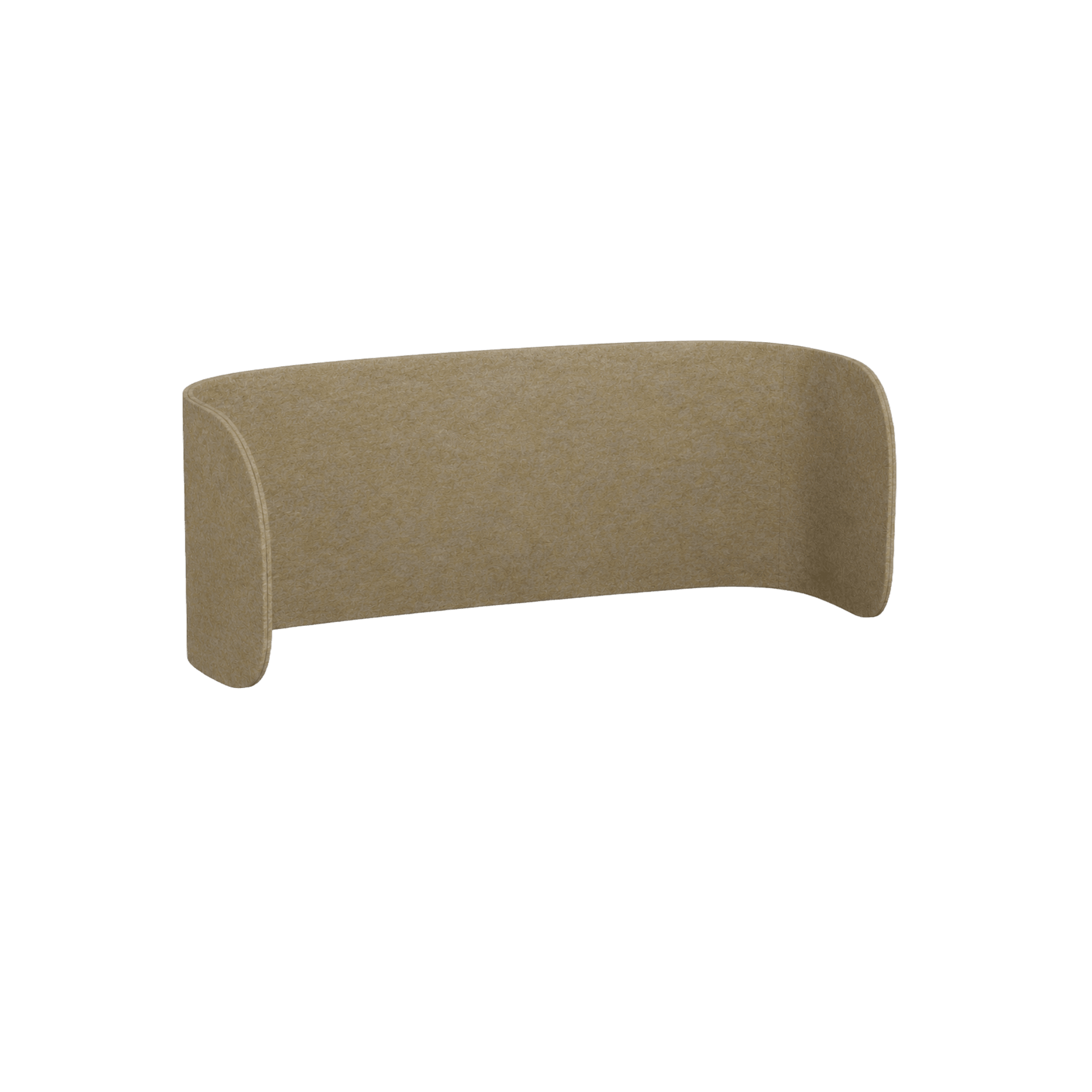 AcoustiQ Zen Curved Double Wrap Screen 2400x600 Brown (AcoustiQ DNA)