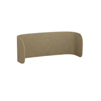 AcoustiQ Zen Curved Double Wrap Screen 2400x600 Brown (AcoustiQ DNA)