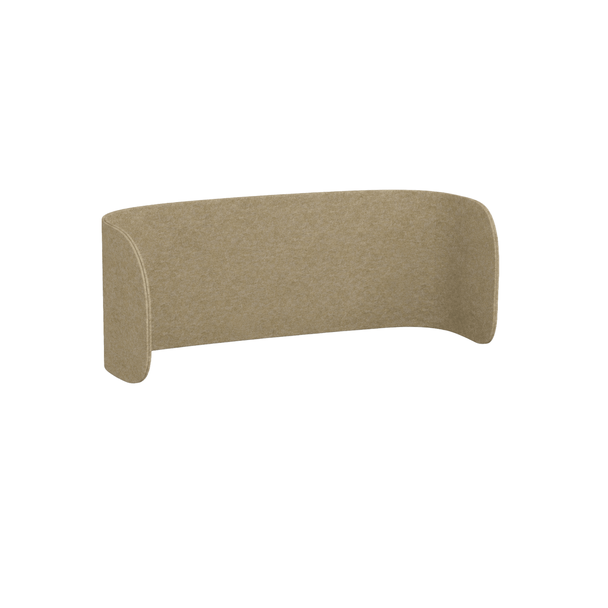 AcoustiQ Zen Curved Double Wrap Screen 2400x600 Brown (AcoustiQ MNA)
