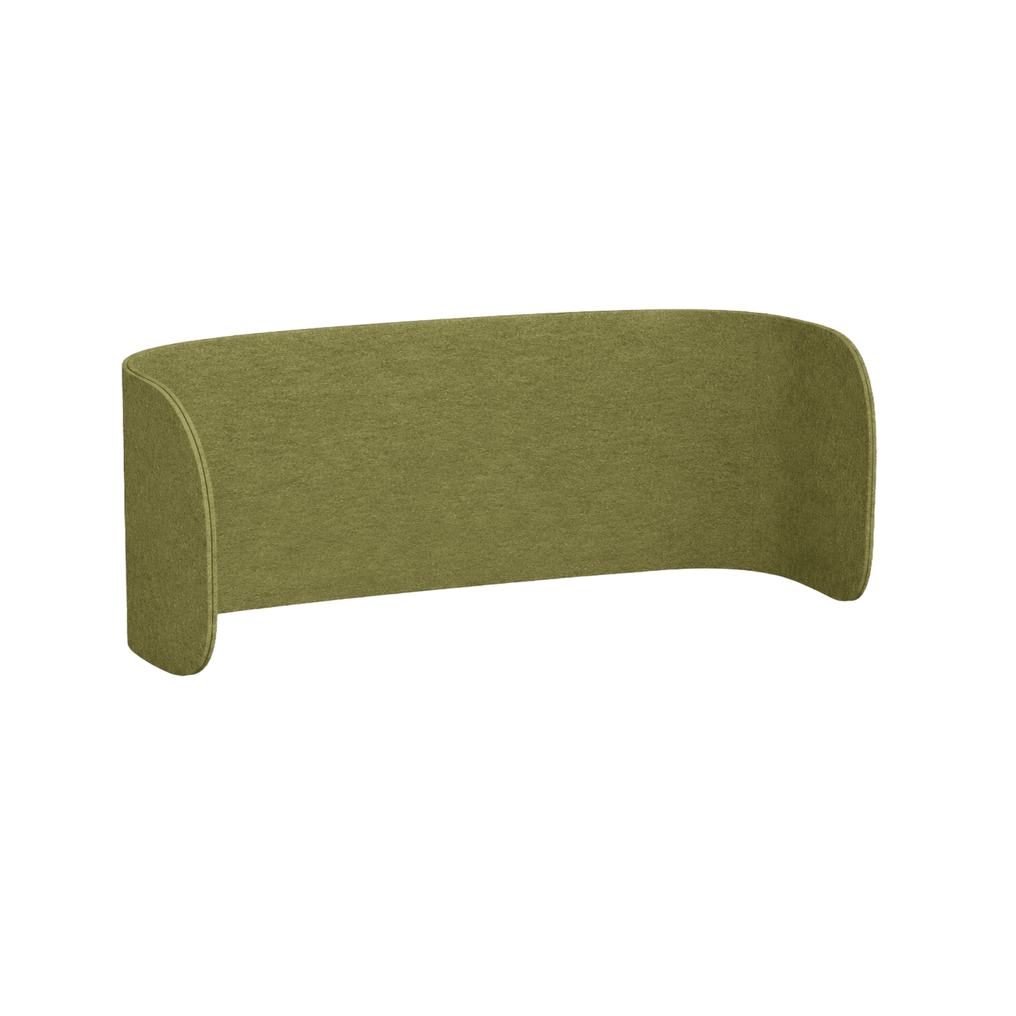 AcoustiQ Zen Curved Double Wrap Screen 2400x600 Green (AcoustiQ BG)