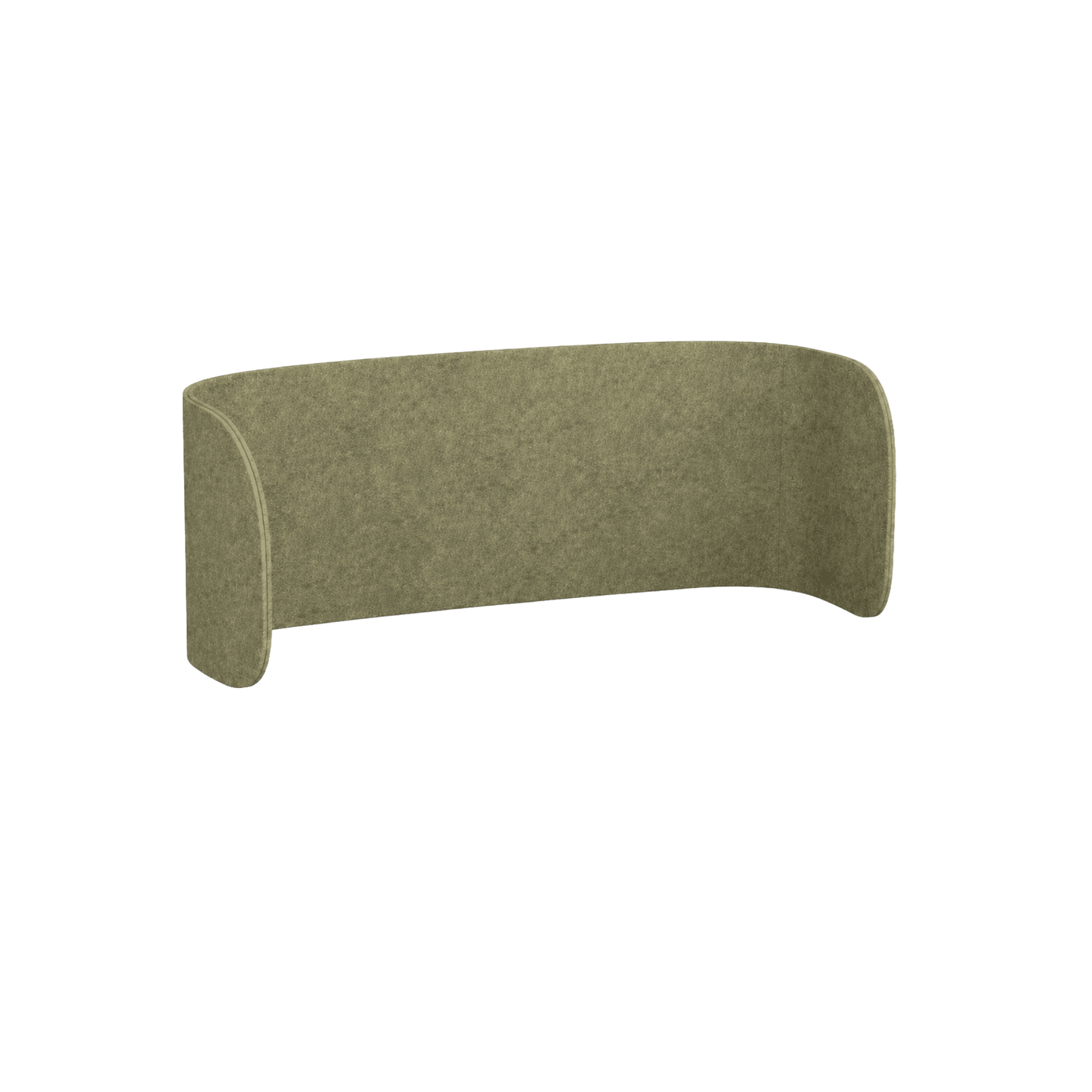AcoustiQ Zen Curved Double Wrap Screen 2400x600 Green (AcoustiQ MBG)