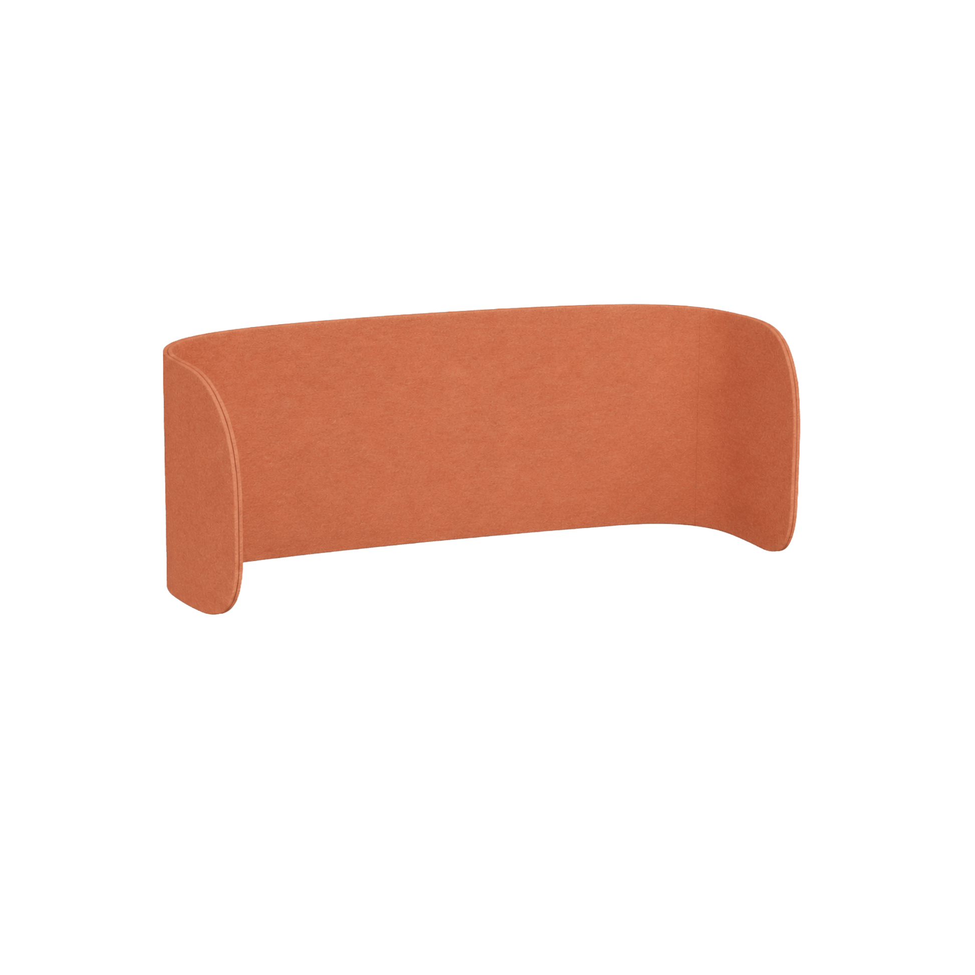 AcoustiQ Zen Curved Double Wrap Screen 2400x600 Orange (AcoustiQ OR)