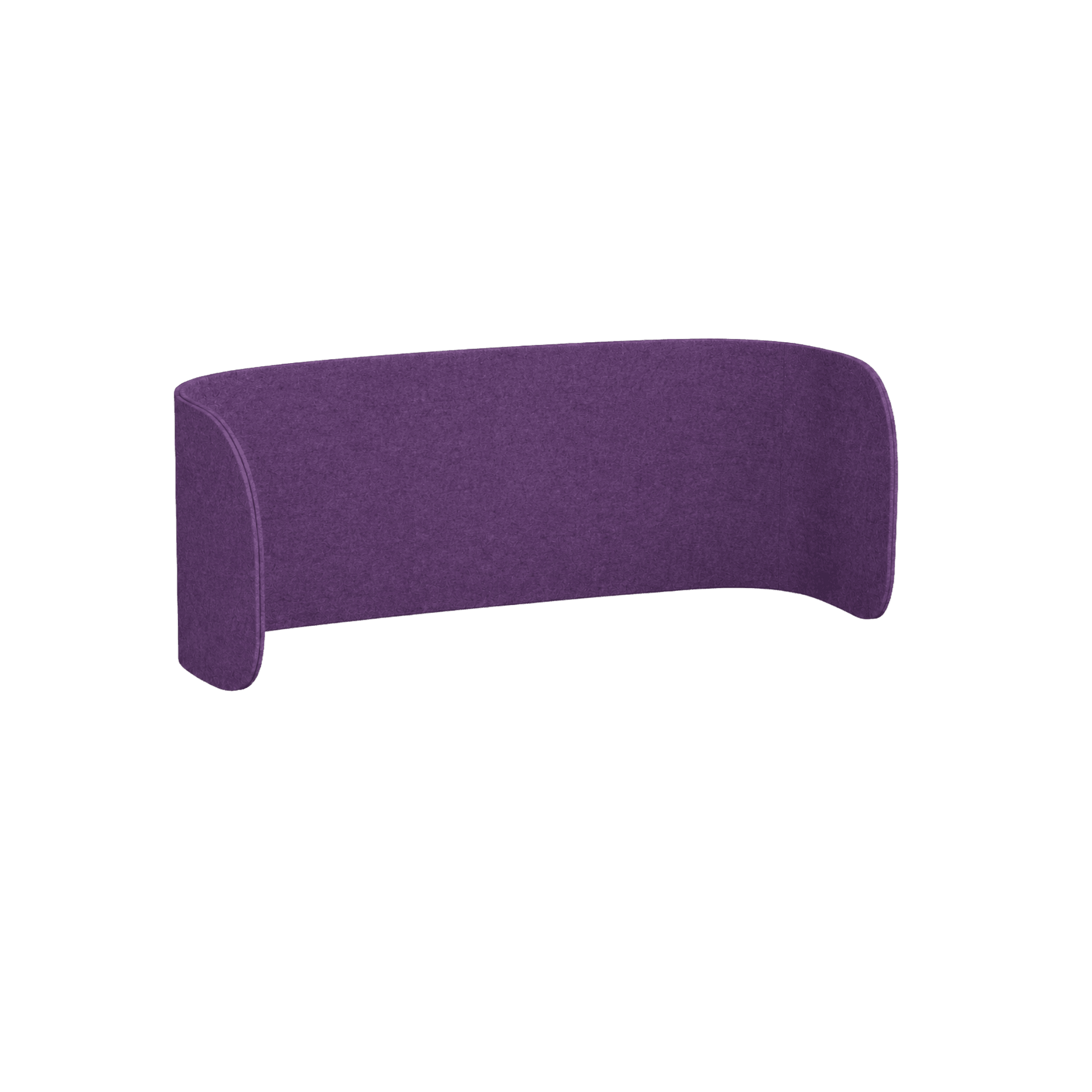 AcoustiQ Zen Curved Double Wrap Screen 2400x600 Purple (AcoustiQ PU)