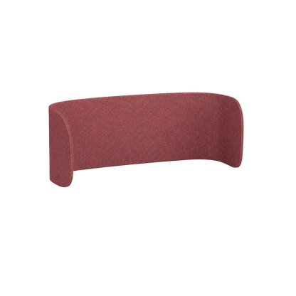 AcoustiQ Zen Curved Double Wrap Screen 2400x600 Red (AcoustiQ DR)