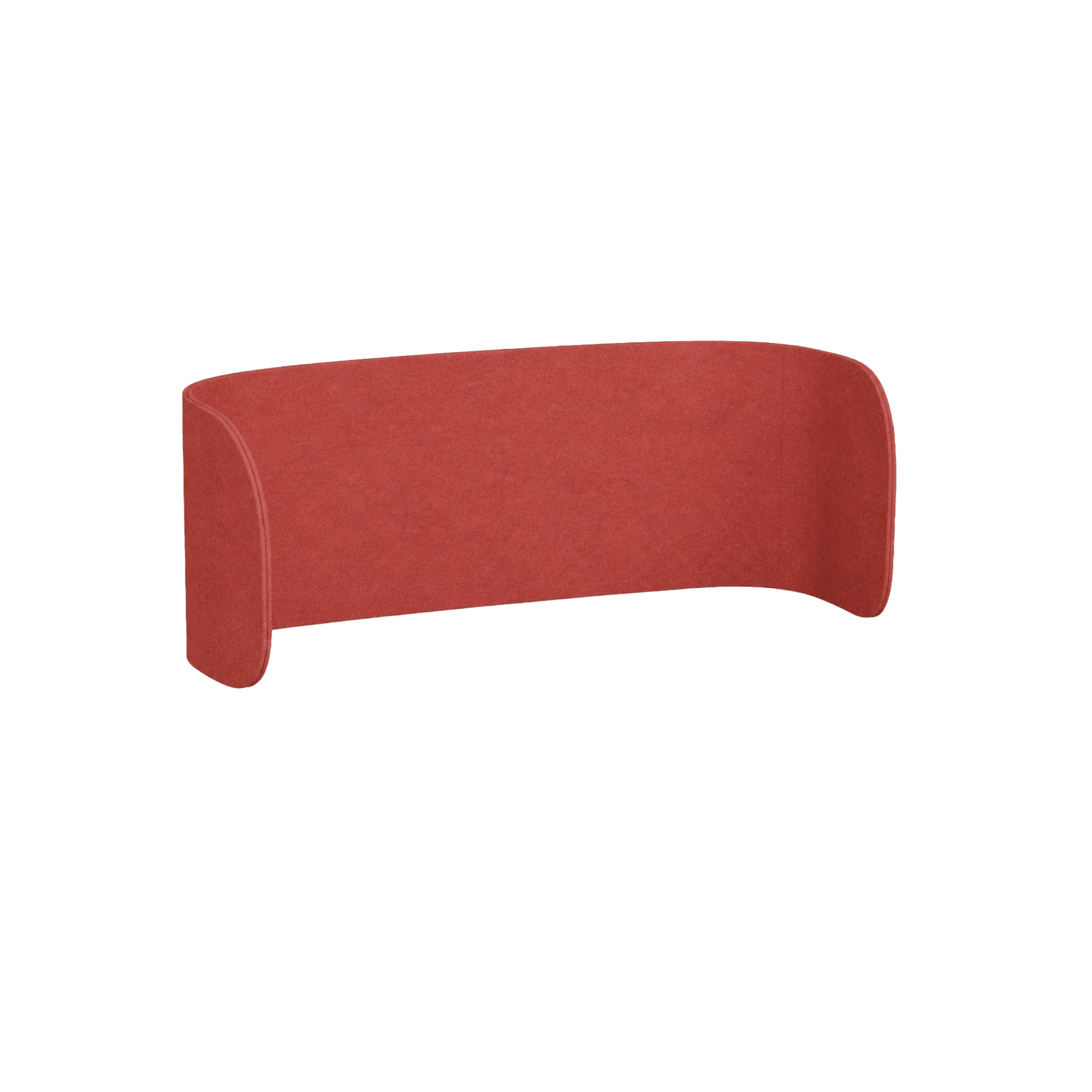 AcoustiQ Zen Curved Double Wrap Screen 2400x600 Red (AcoustiQ RE)