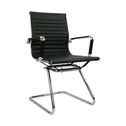 Aero Cantilever Chair PU - Office Furniture Company