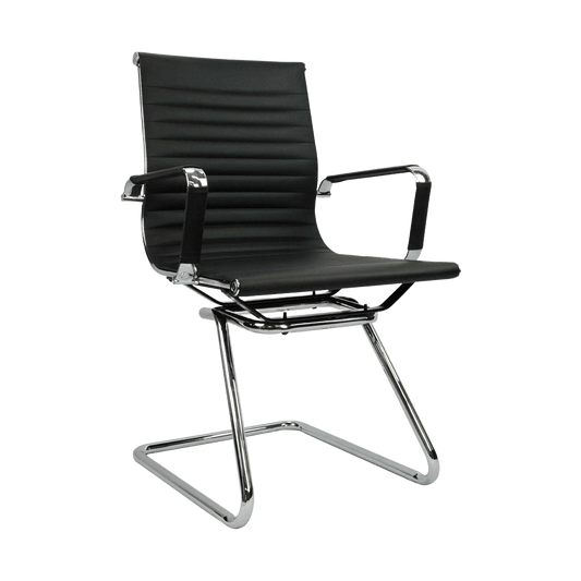Aero Cantilever Leather Chair - Office Furniture Company