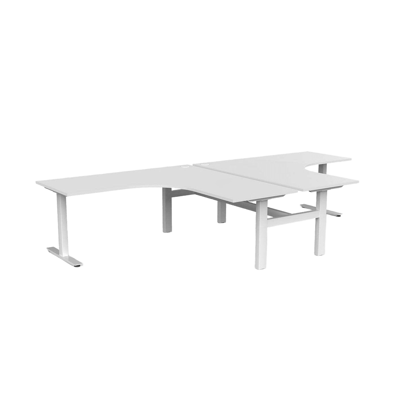 Agile 2 Person Corner Workstation 3 - Office Furniture Company