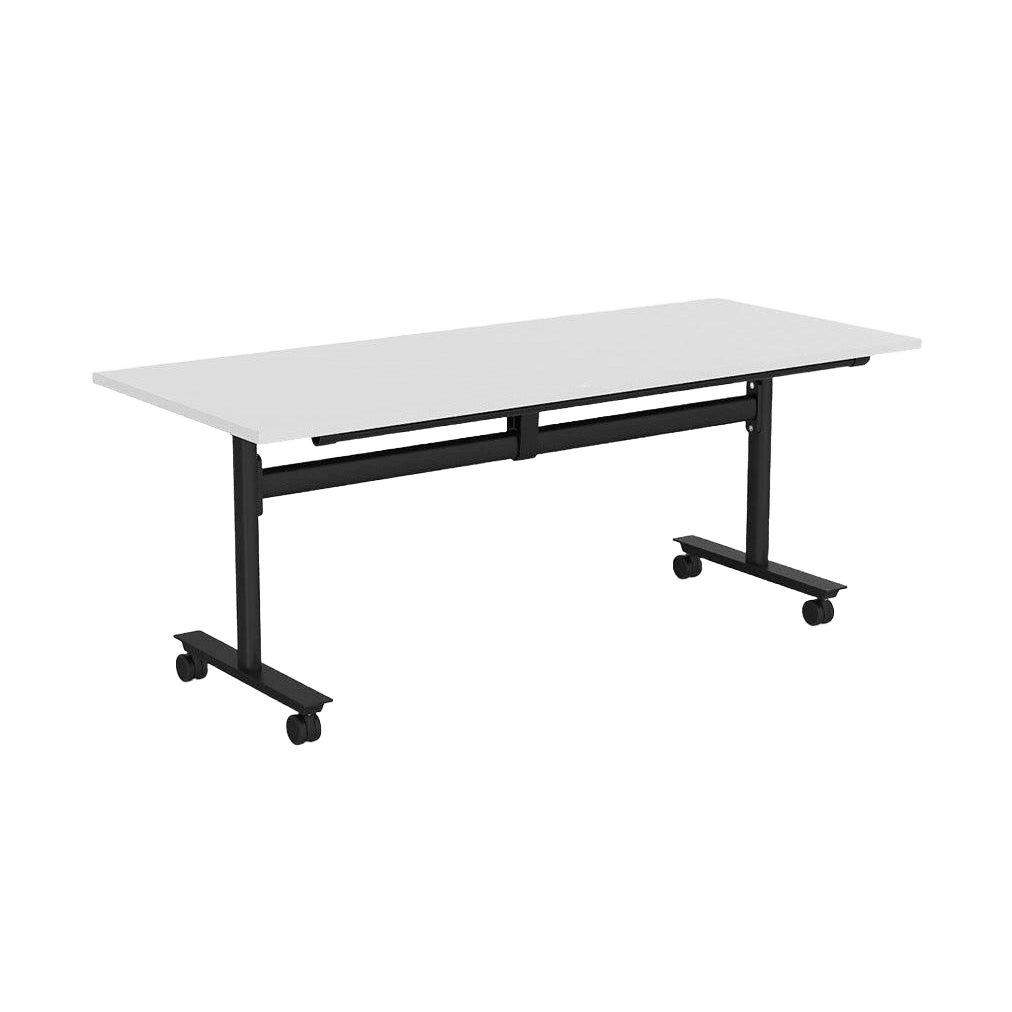 Agile Mobile Flip/ Folding Table 1200x600 / White