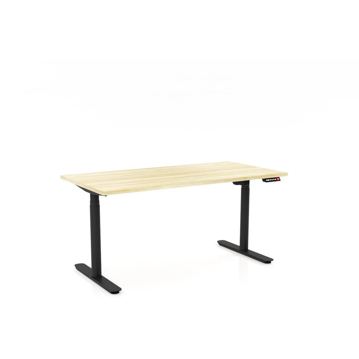 Agile PLUS Round Leg Height Adjustable Desk - Office Furniture Company 