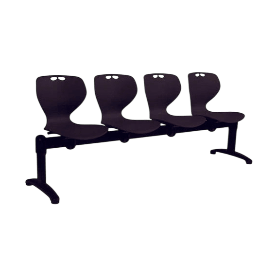 Alma 4 Seater Lined Beam Chair