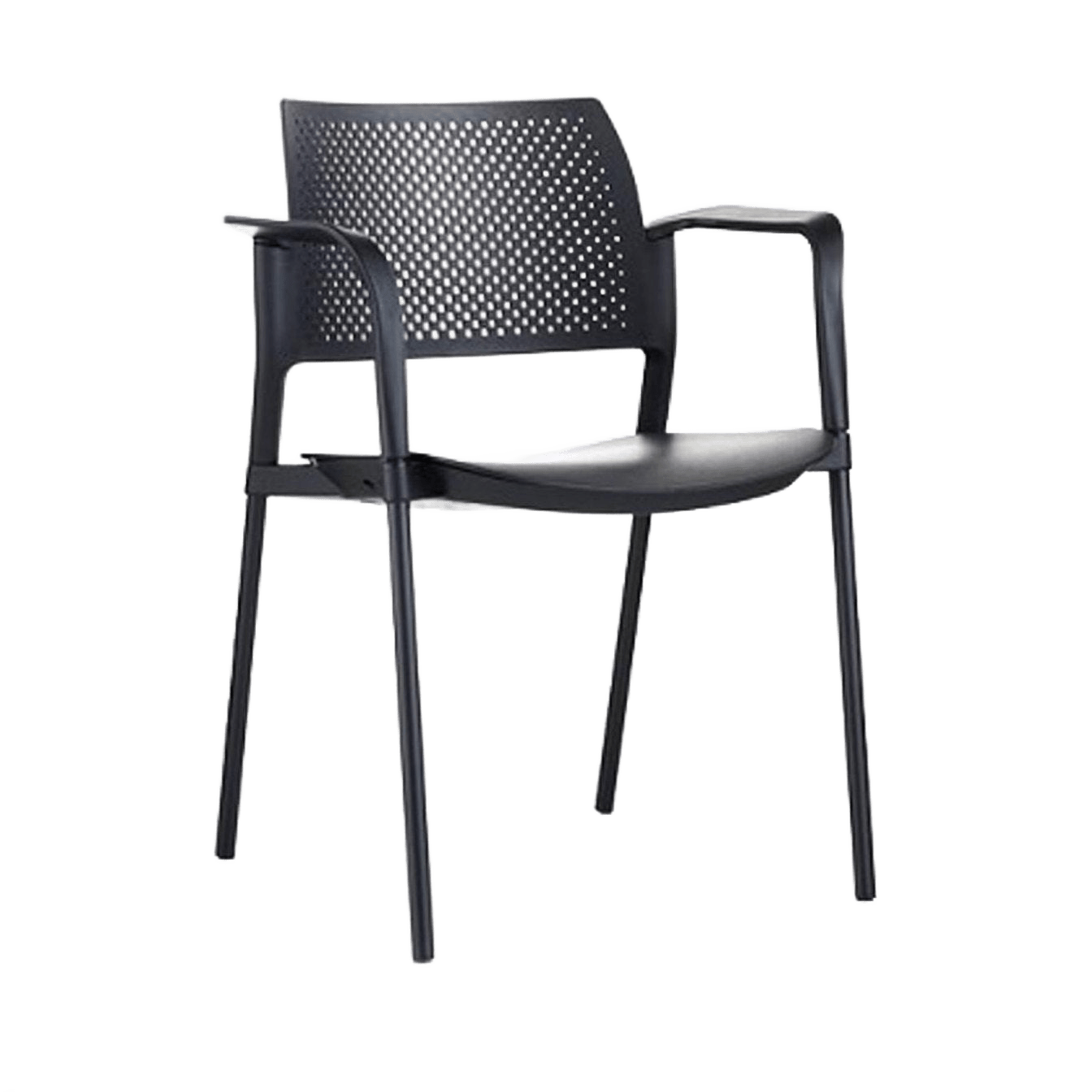 Altus Side Chair PP Seat and Back Fixed No Tablet / No Castors