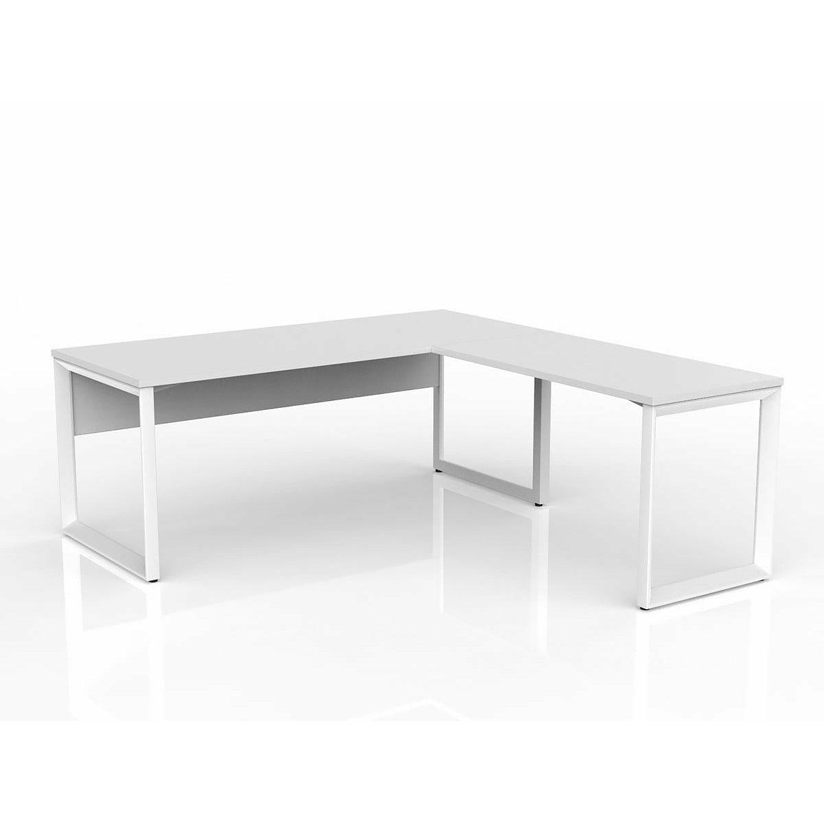 Anvil Desk with Return & Modesty - Office Furniture Company 
