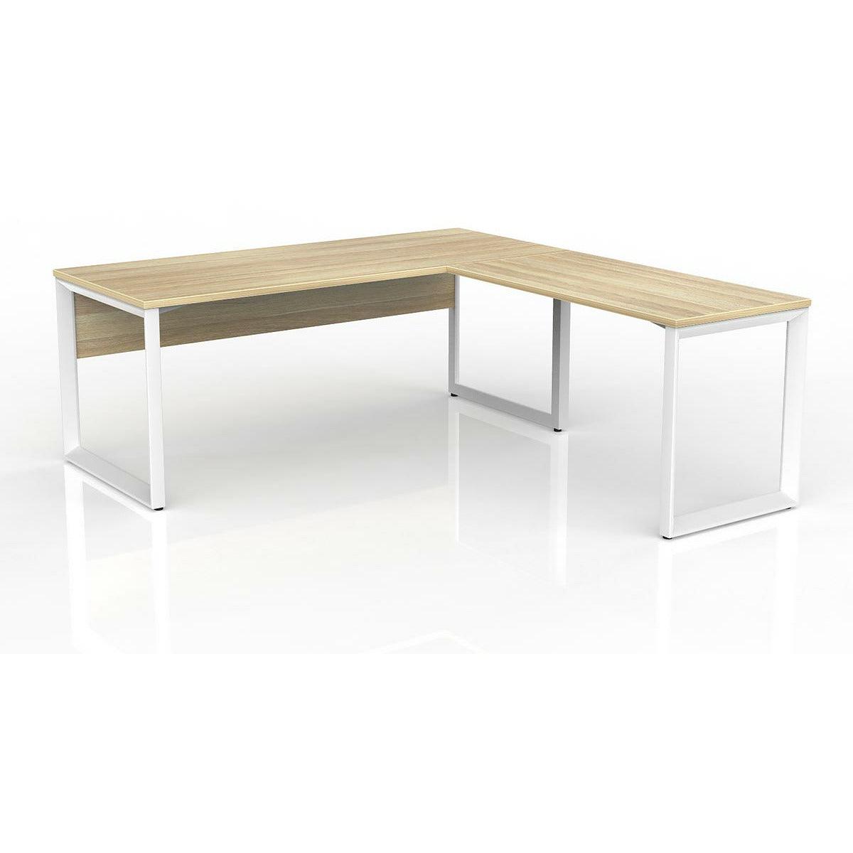 Anvil Desk with Return & Modesty - Office Furniture Company 