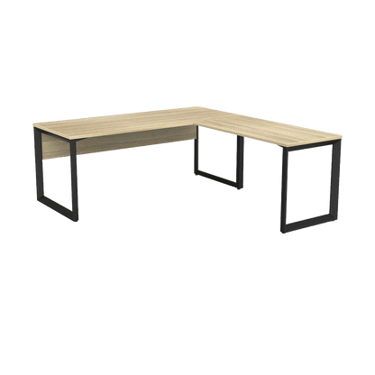 Anvil Desk with Return & Modesty 3 - Office Furniture Company